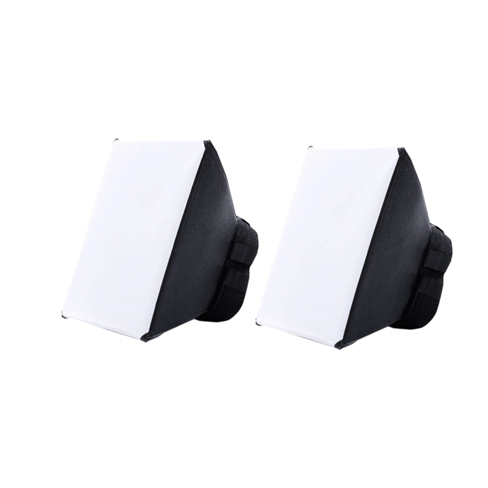 2pcs Universal Portable Photography Box Softbox Flash Diffuser for DSLR Flash Speedlite