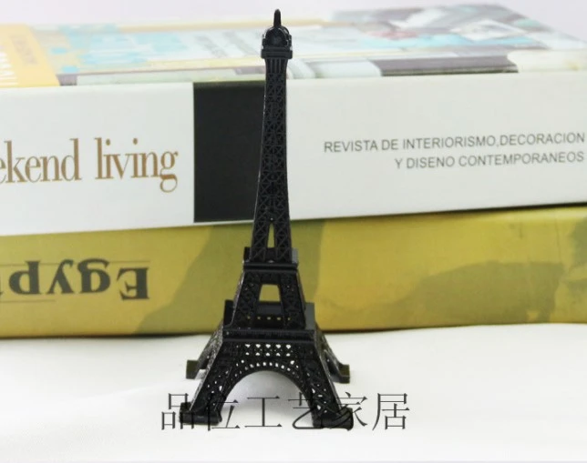 Eiffel Tower Model Architectural Craft Arts Statue Home Photo Prop Decorative Ornament