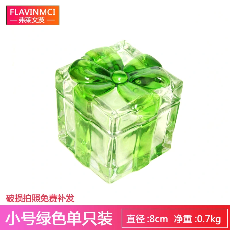 Crystal Dried Fruit Jar Wedding Candy Jar Gift Box Snack Sundries Storage Jar Candy Container