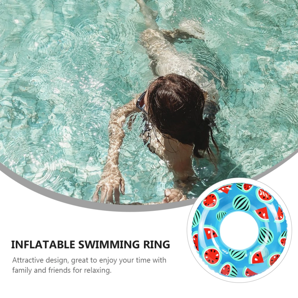 Inflatable Swimming Ring Unique Printing Swim Ring Summer Swimming Pool Toy