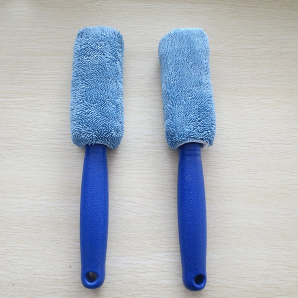 2pcs Wheel Brush Long Handle Detailing Wash Brush Wheel Cleaning Brush For Rim