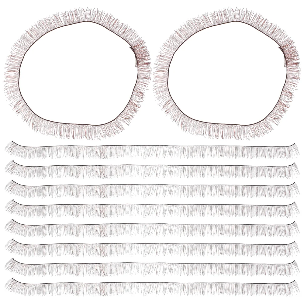 30pcs Dolls Faux Eyelashes Diy Eyelashes Simulated Eyelashes Diy Doll Accessories