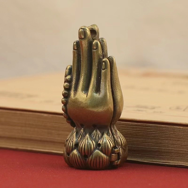 Buddha Hand Charm Antique Keychain Making Charm Buddha Charm for Jewelry Making