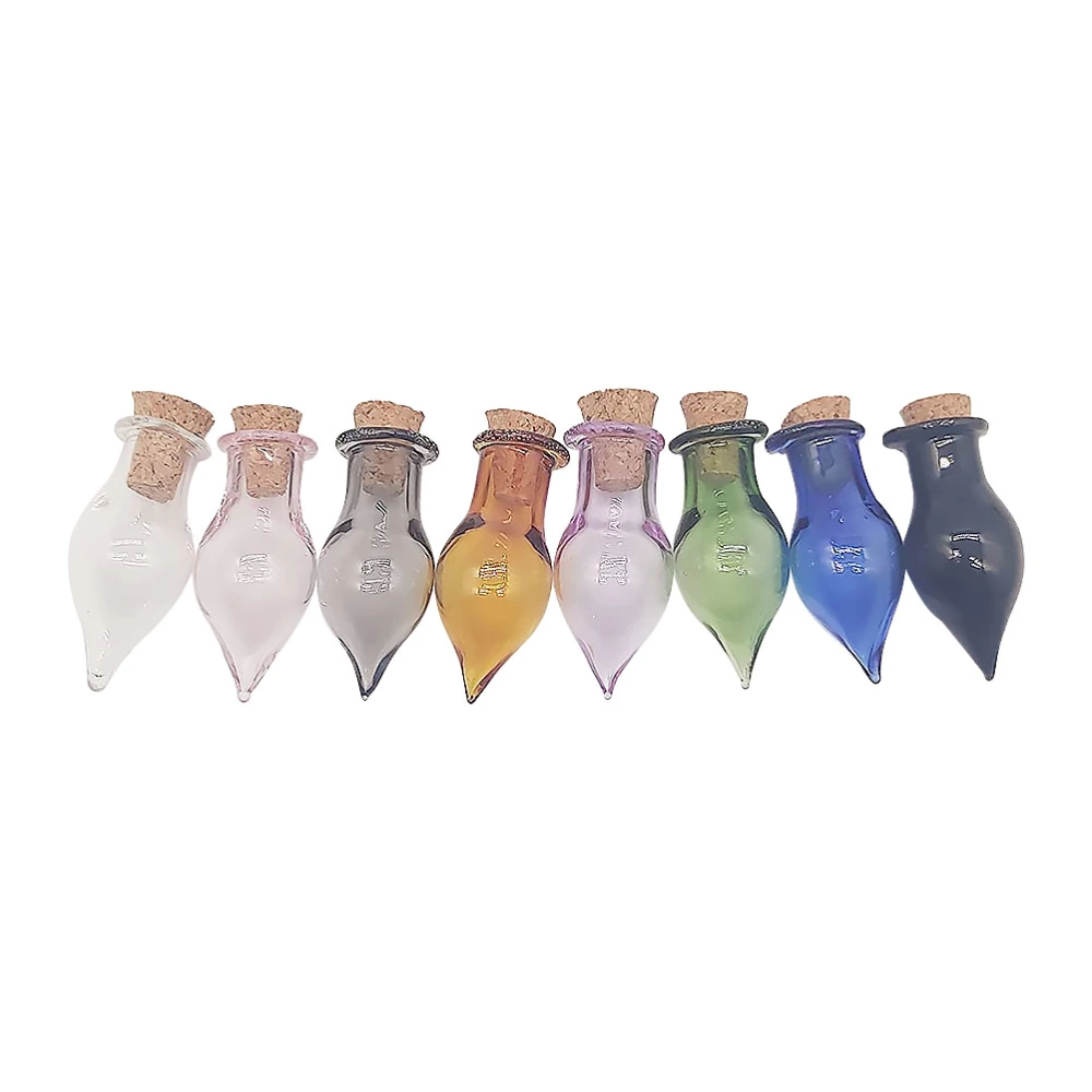 8pcs Mini Wishing Bottles DIY Decoration Bottles Wishing Bottles with Corks