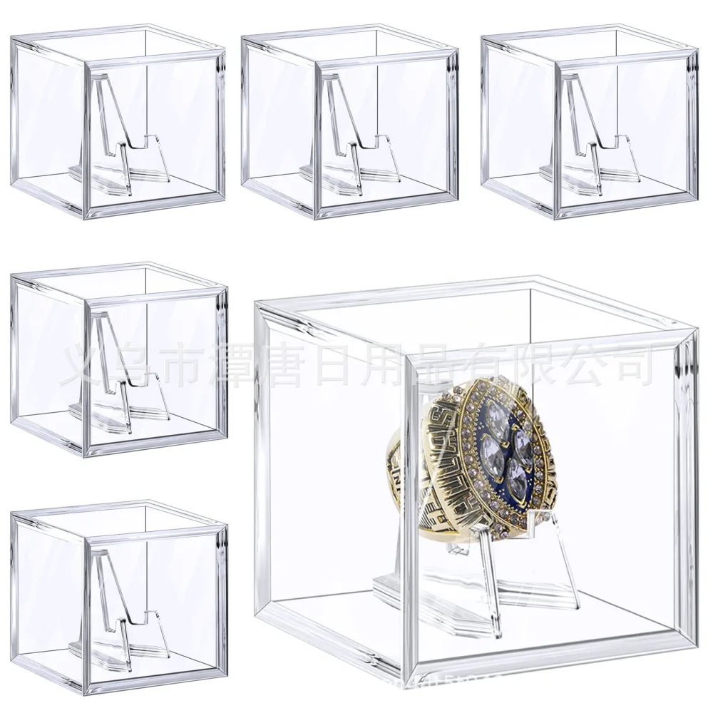 Display Jewelry Box Portable Champion Ring Case Household Jewelry Case Earrings Ring Box