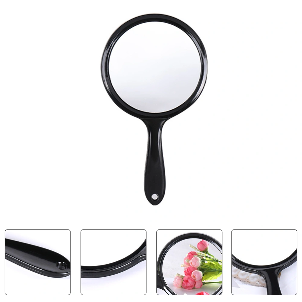 2pcs Girl Mirrors Rounded Makeup Mirrors Convenient Dual-sided Makeup Mirrors