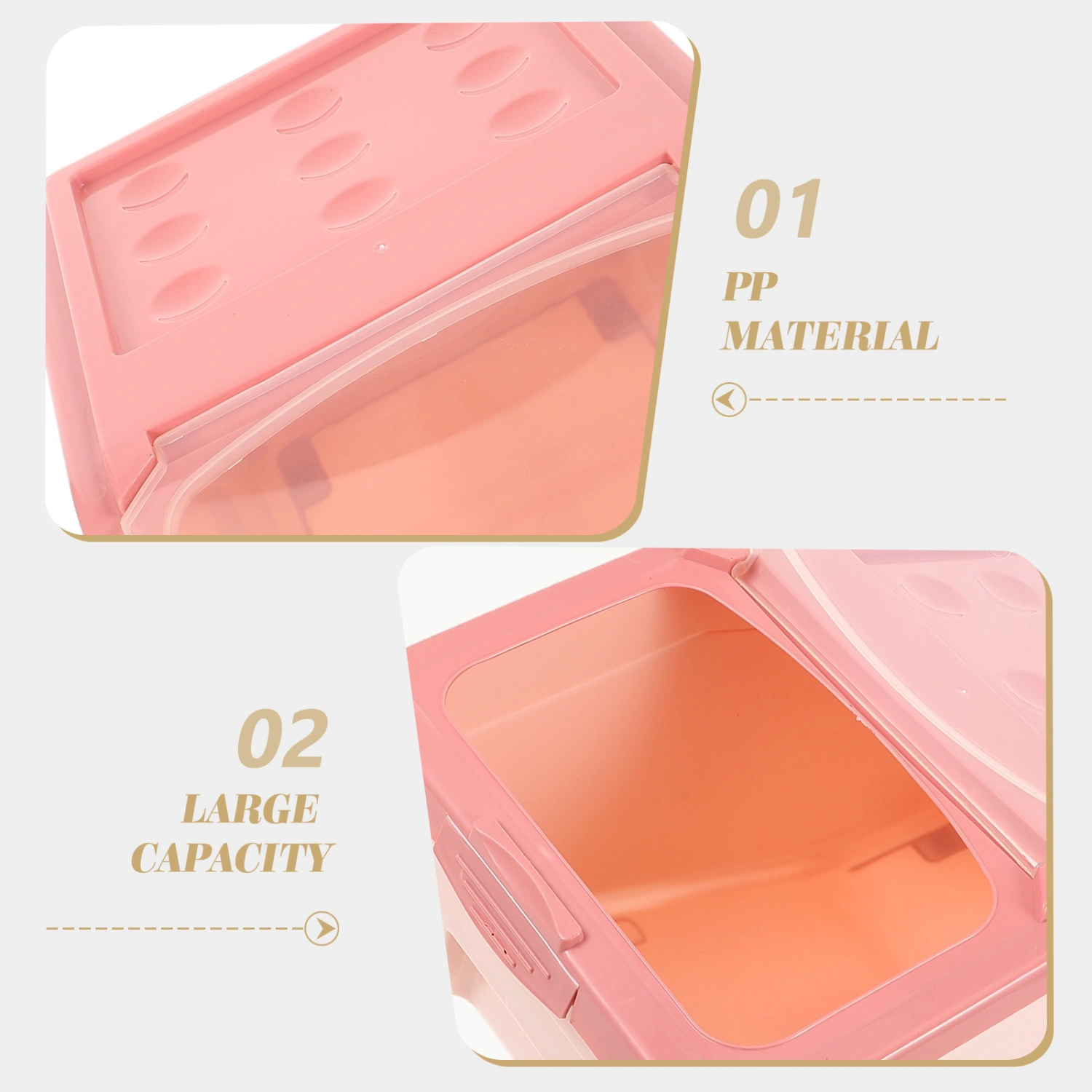 Sealed Rice Storage Container Airtight Rice Box Rice Jar Kitchen Storage Box