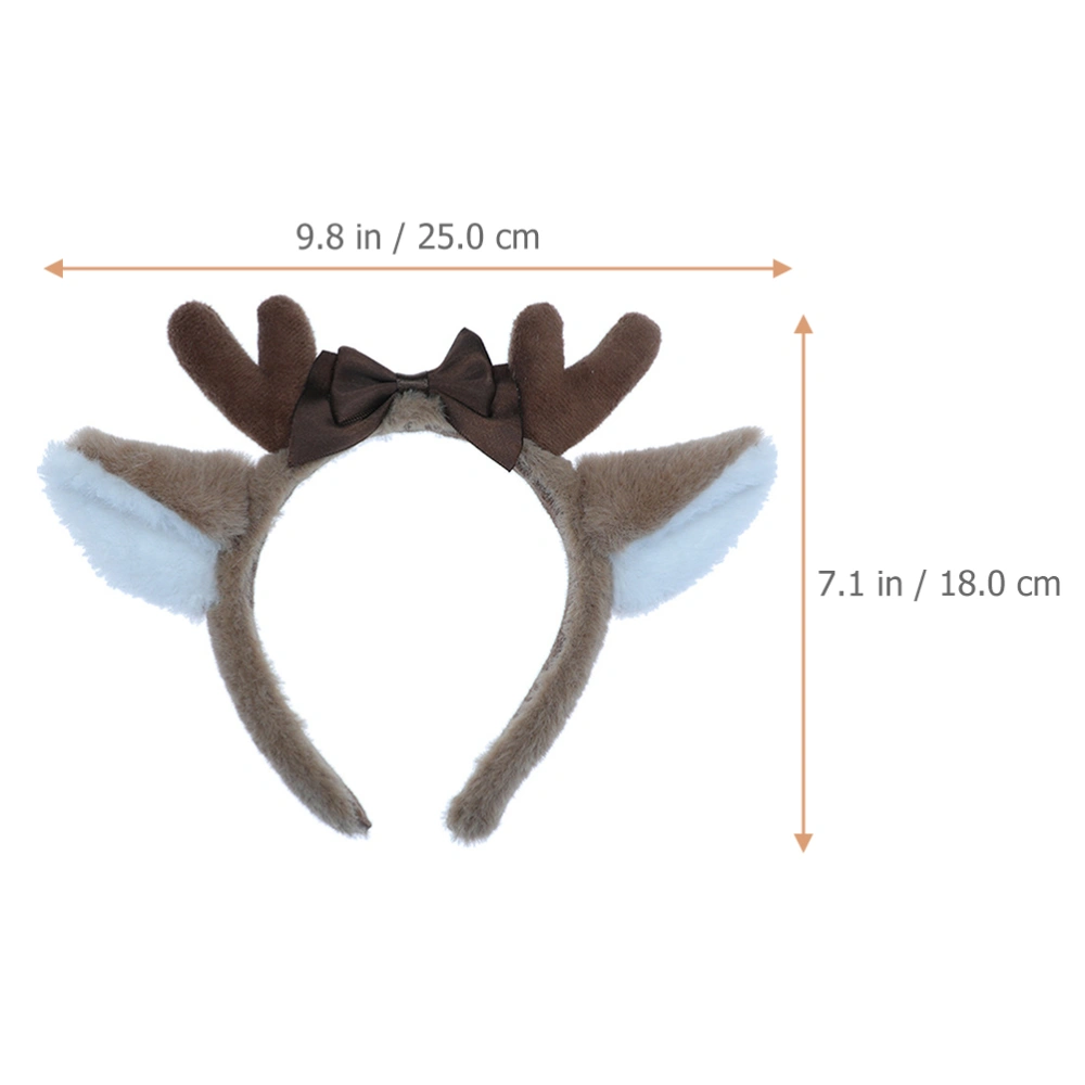 Plush Hair Band Deer Ear Headband Decor Decorative Hairband Decoration Hair Supply