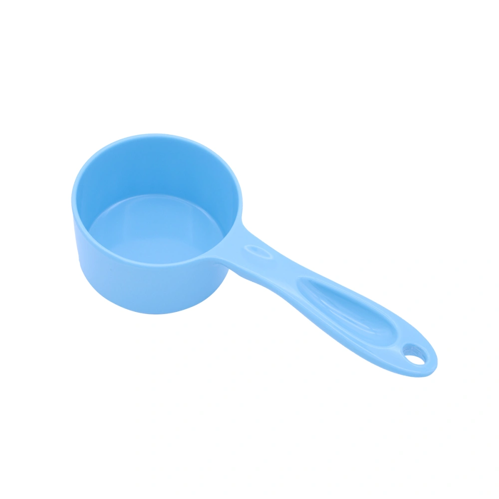 Plastic Pet Food Scoop Measuring Cups and Spoons for Dog Cat and Bird Food Size S (Blue)