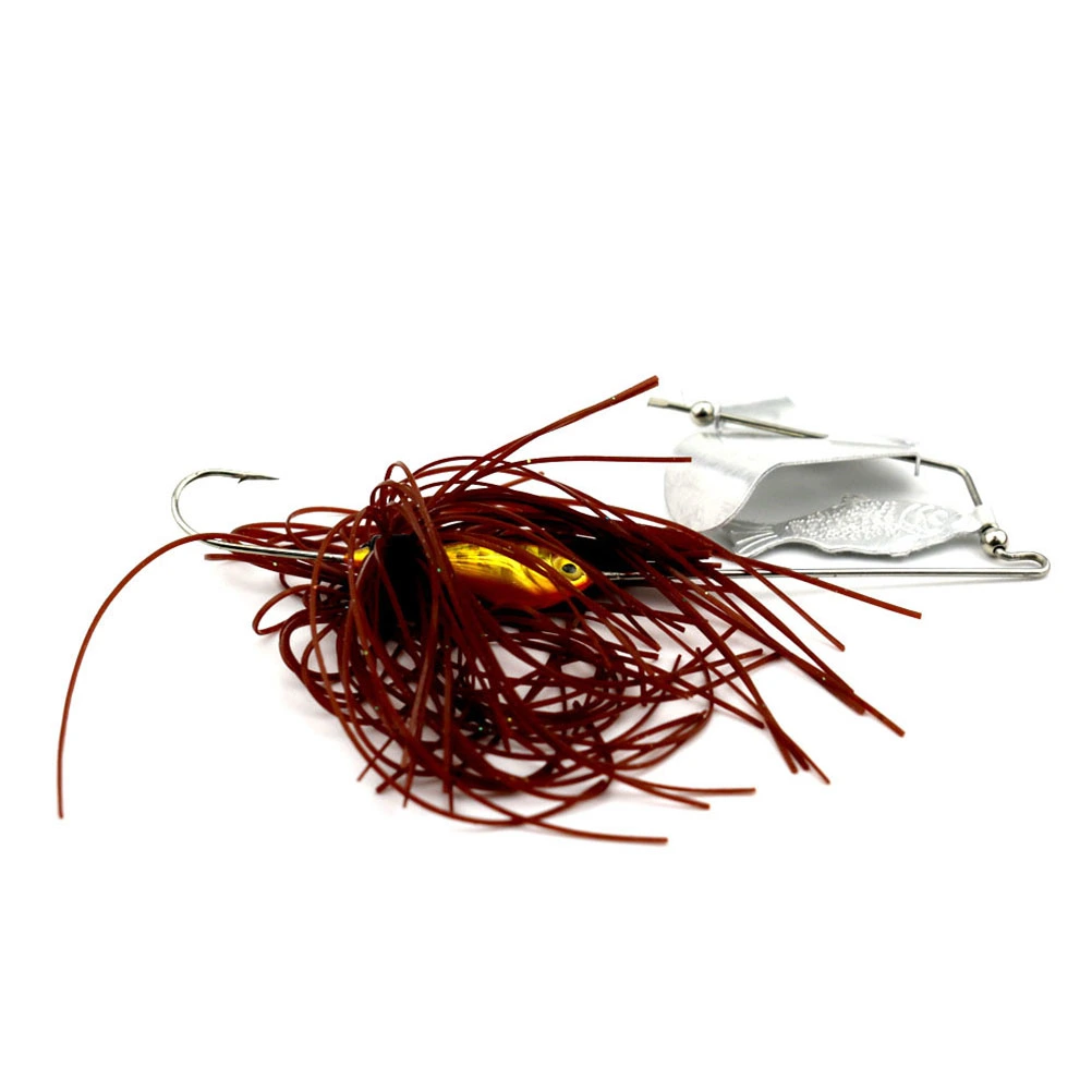 2PCS Fishing Baits Hard Lures Multicolor Buzzbait Swimbaits