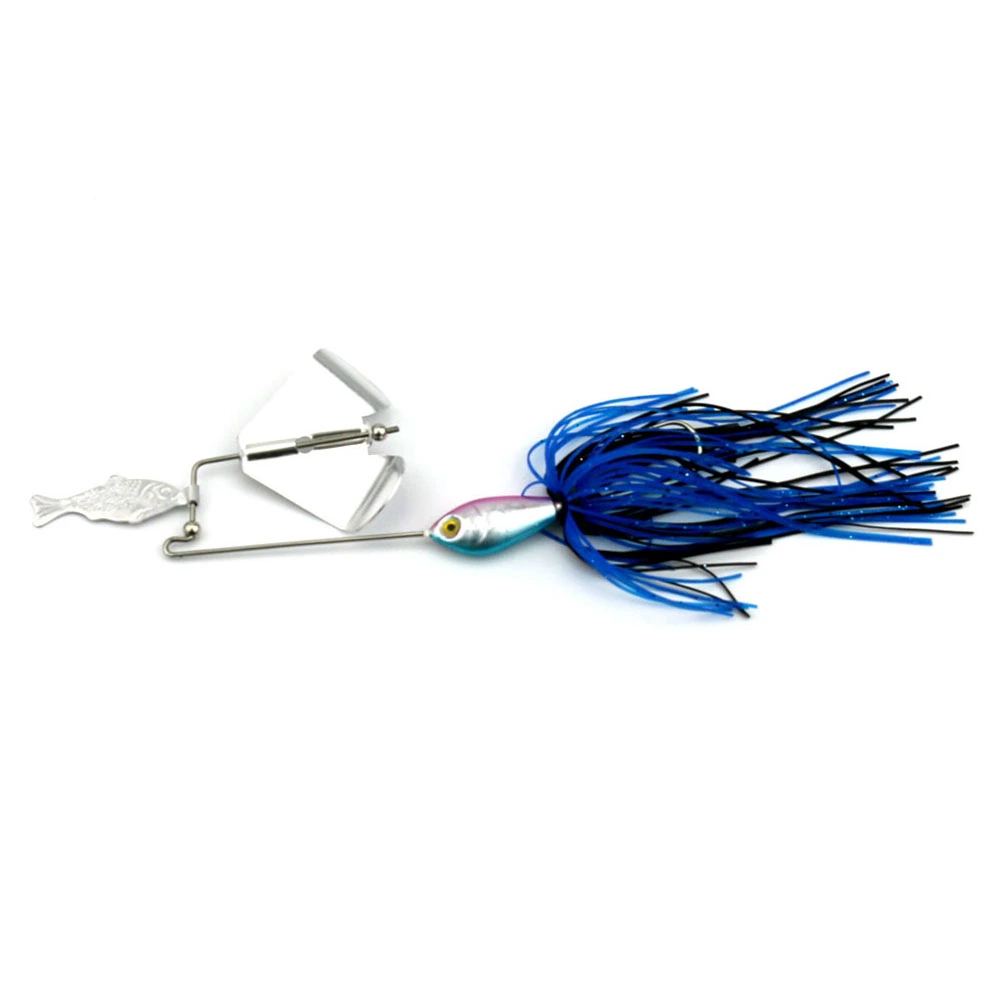 2PCS Fishing Baits Hard Lures Multicolor Buzzbait Swimbaits