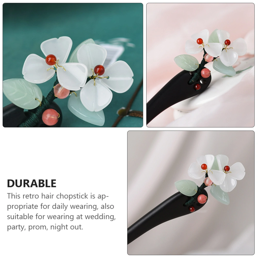 Chinese Hair Clasp Decorative Hair Stick Floral Hair Chopsticks Hair Accessory