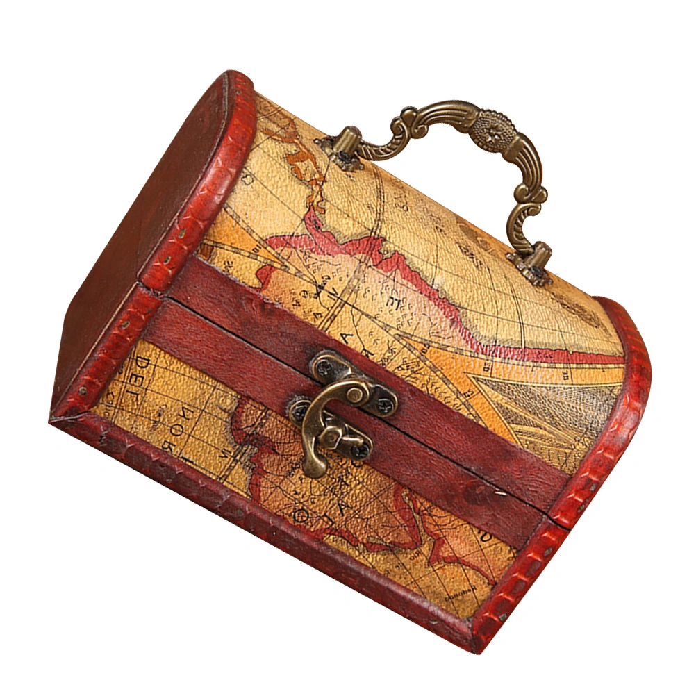 Wooden Jewelry Box Vintage Storage Box Necklace Pendant Earring Storage Box