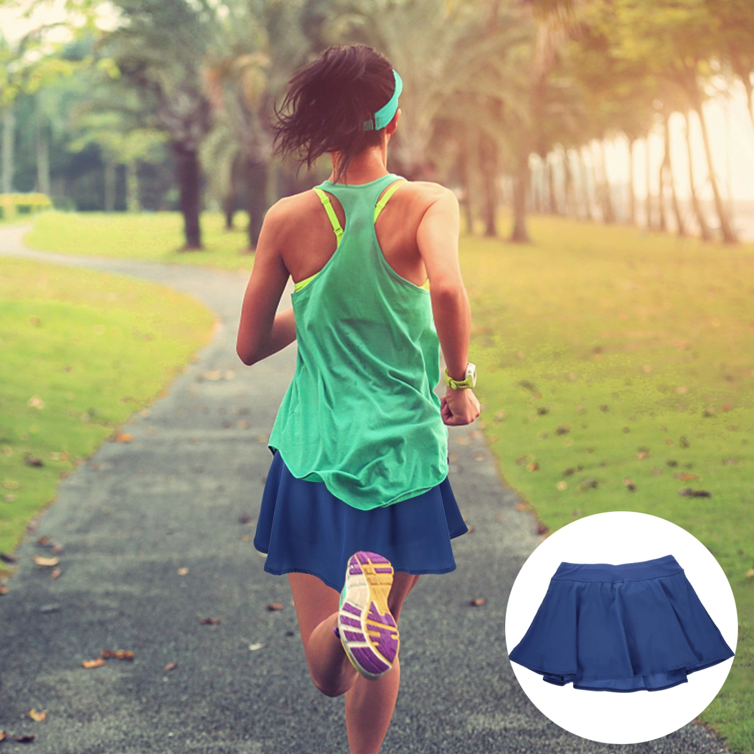 Skort For Woman Skort Lightweight Skirt Workout Skort Sports Skort for Gym