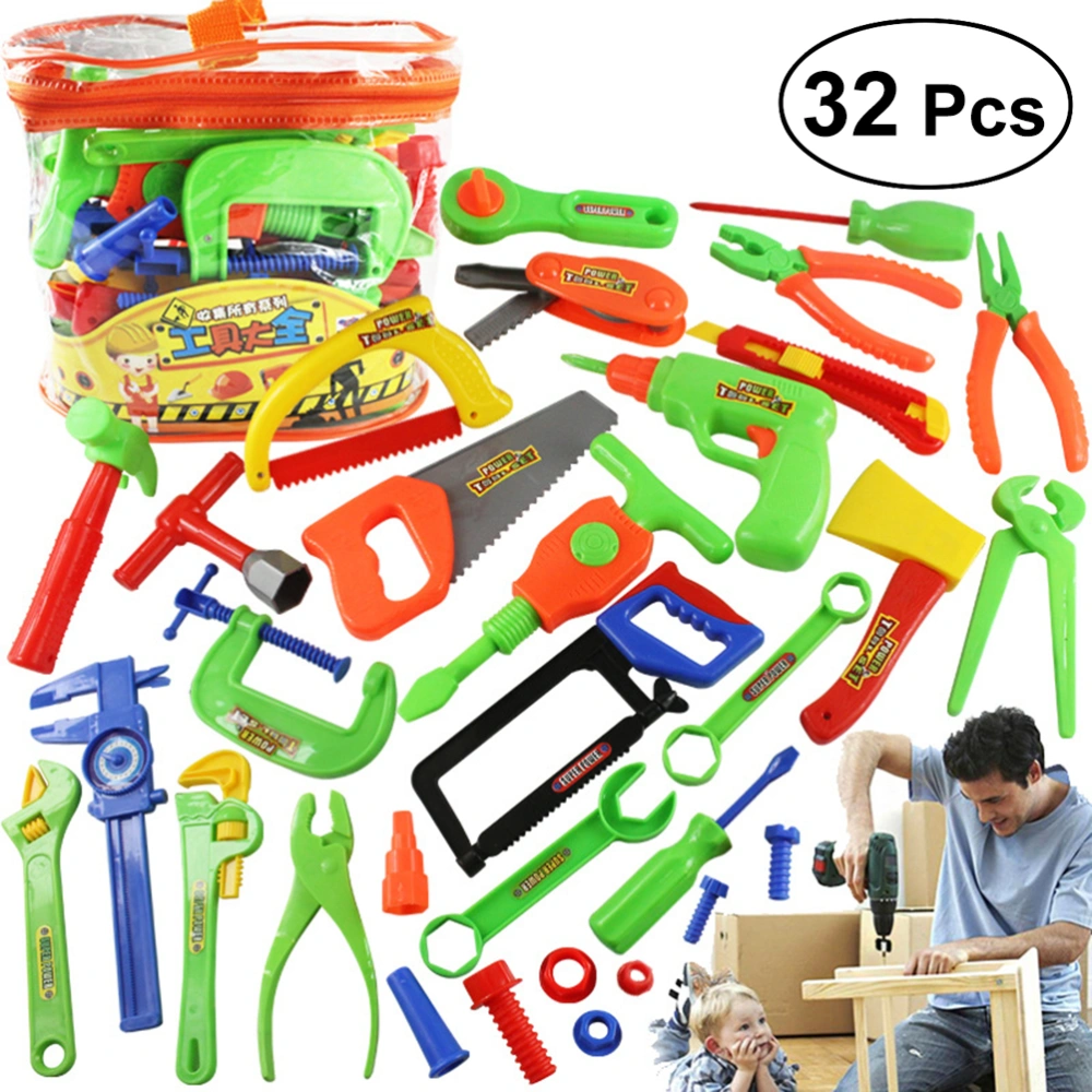 1 Set Children Repair Tools Toy Kids Role Play Pretend Play Toy Set Educational Learning Toys (Random Color)