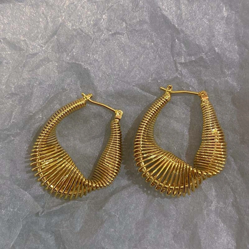 1 Pair Hoop Earrings Fashion Earrings Minimalist Spring Hoop Earrings Women Earrings