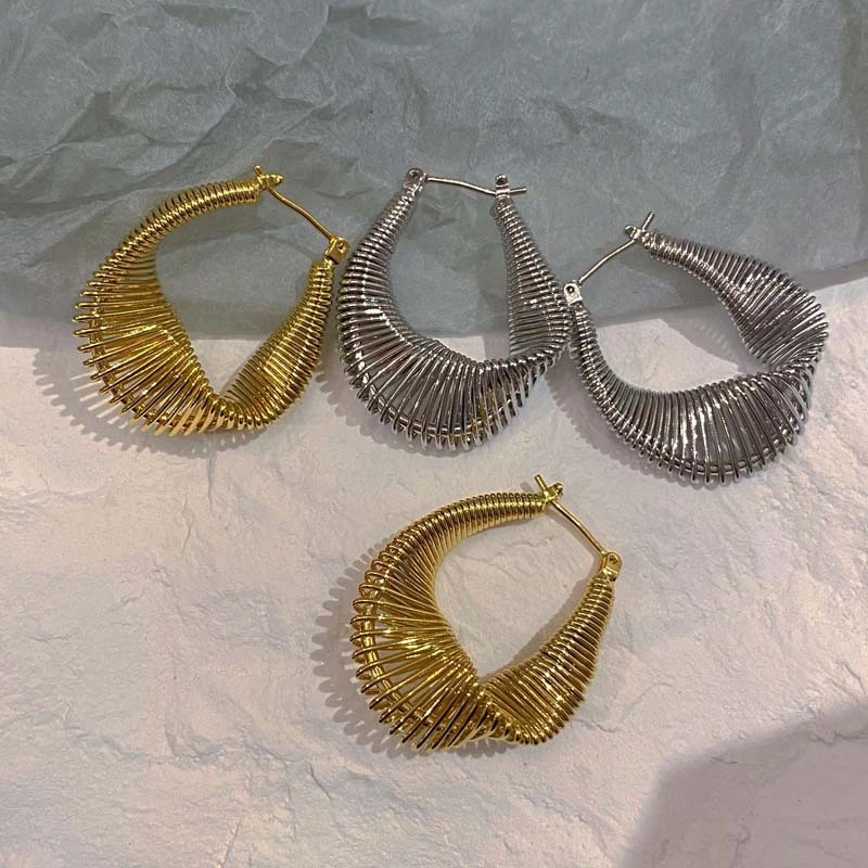 1 Pair Hoop Earrings Fashion Earrings Minimalist Spring Hoop Earrings Women Earrings