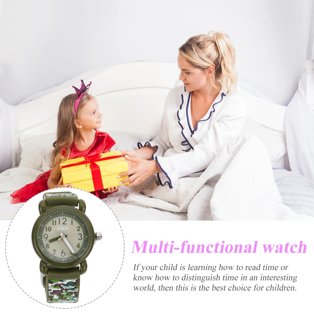 1 Pc Kids Watch Waterproof Watch for Children Kids Cool Camouflage Watch