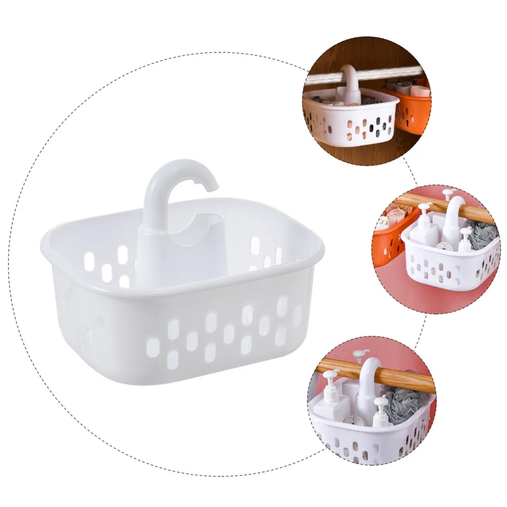 1Pc Multi-function Bathroom Hand-held Basket Shampoo Storage Container