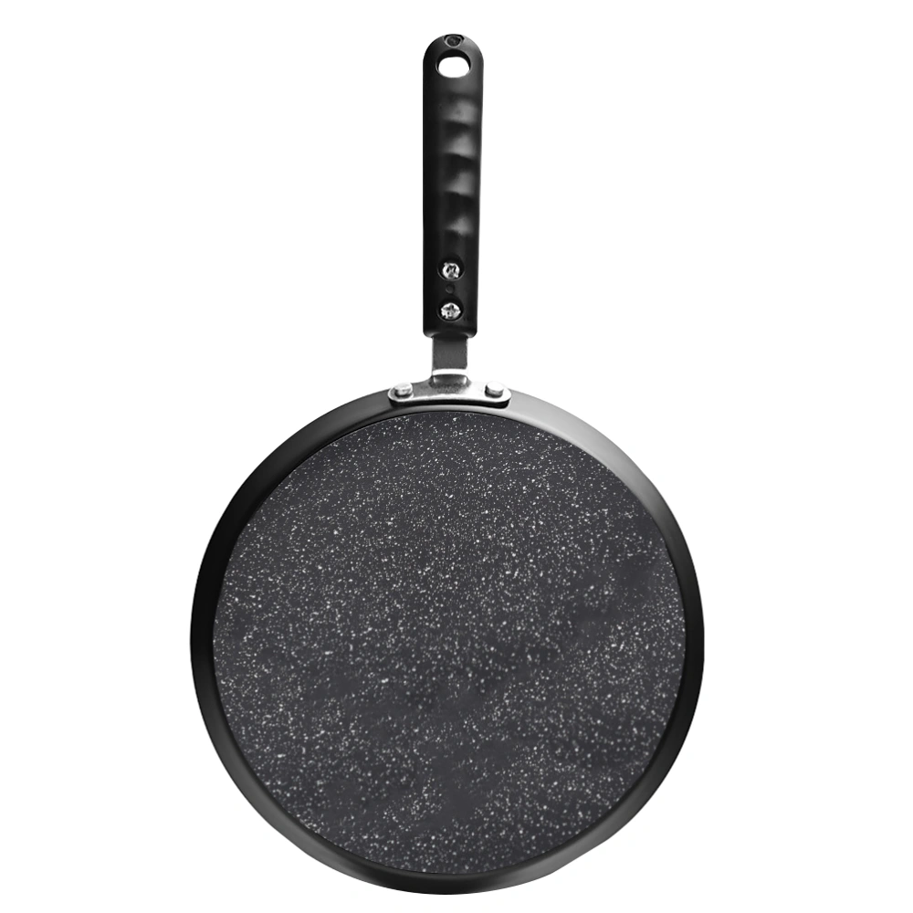 1Pc Sturdy Aluminum Alloy Frying Pan Household Single Handle Frying Pan