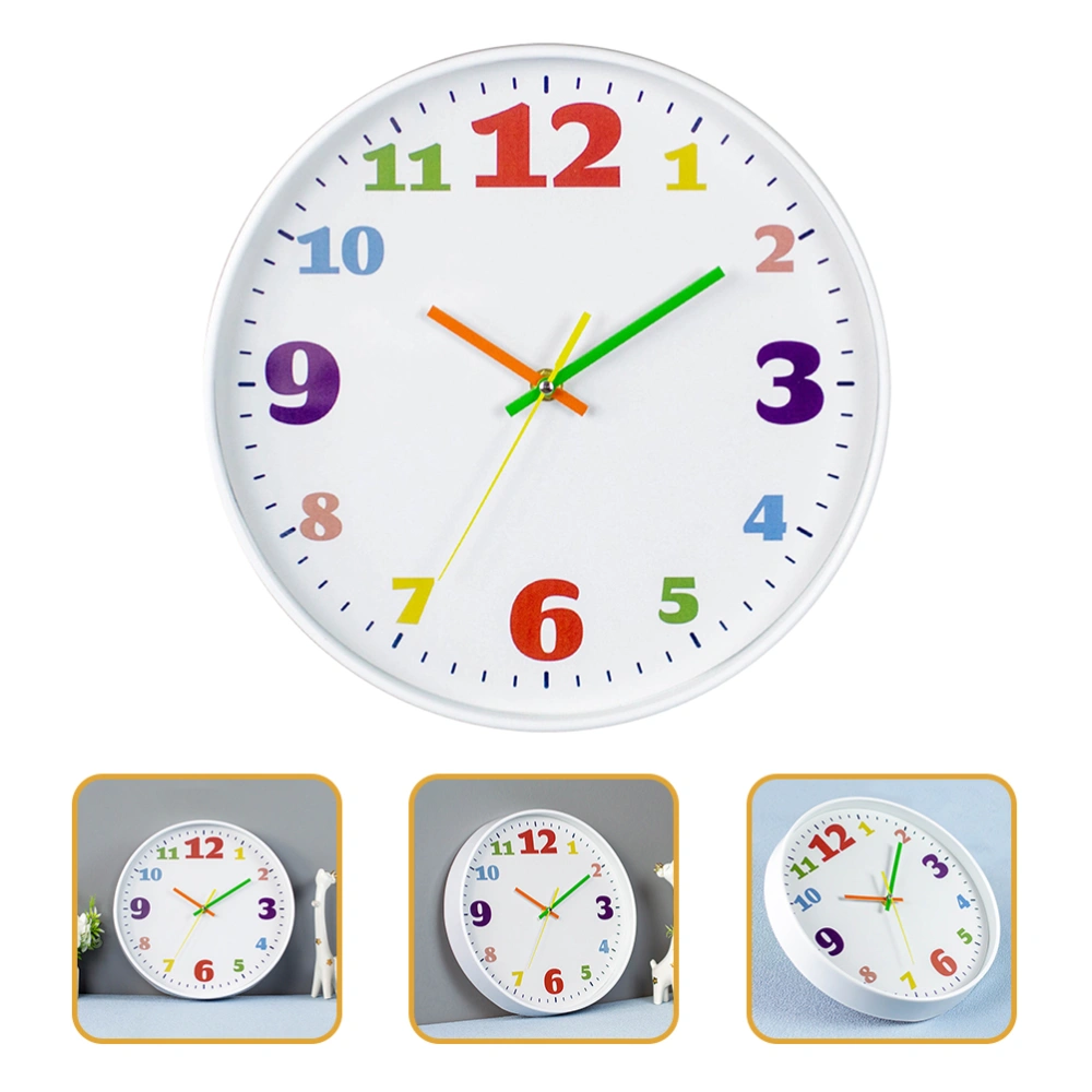 Wall Clock for Kid Large Numbers Easy to Read Wall Clock Battery Operated Silent Clock