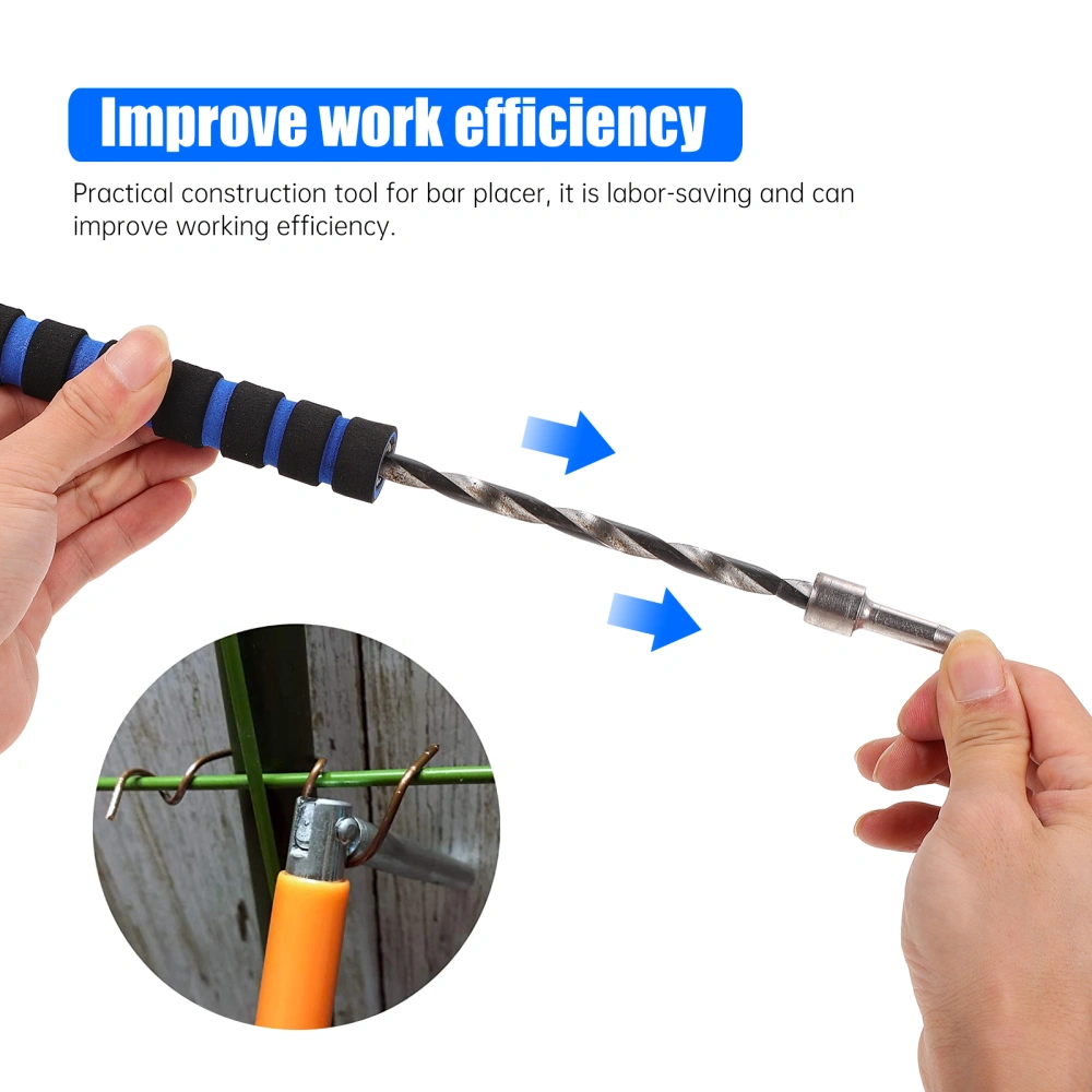 1pc Durable Bar Placer Tie Wire Twisting Tool Labor-saving Tie Wire Fast Rebar