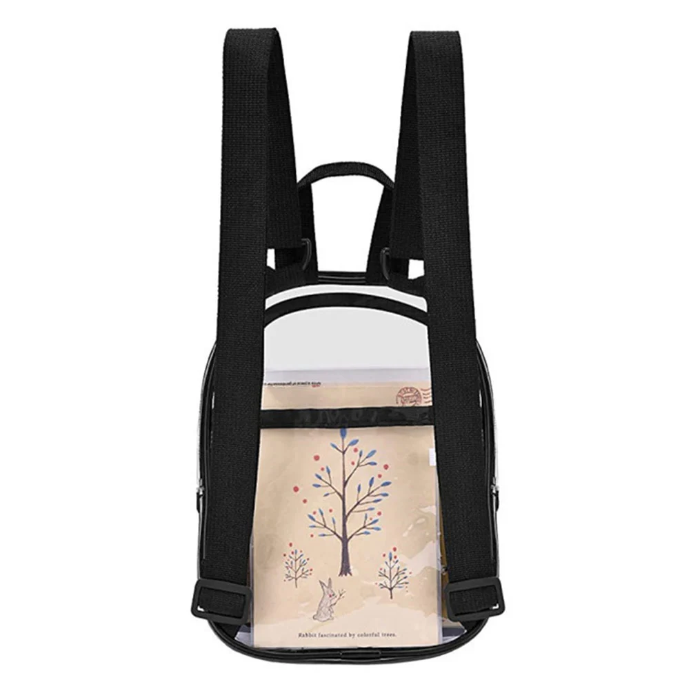 Clear Waterproof Backpack Small Transparent Backpack for Woman Men Stadium Approved