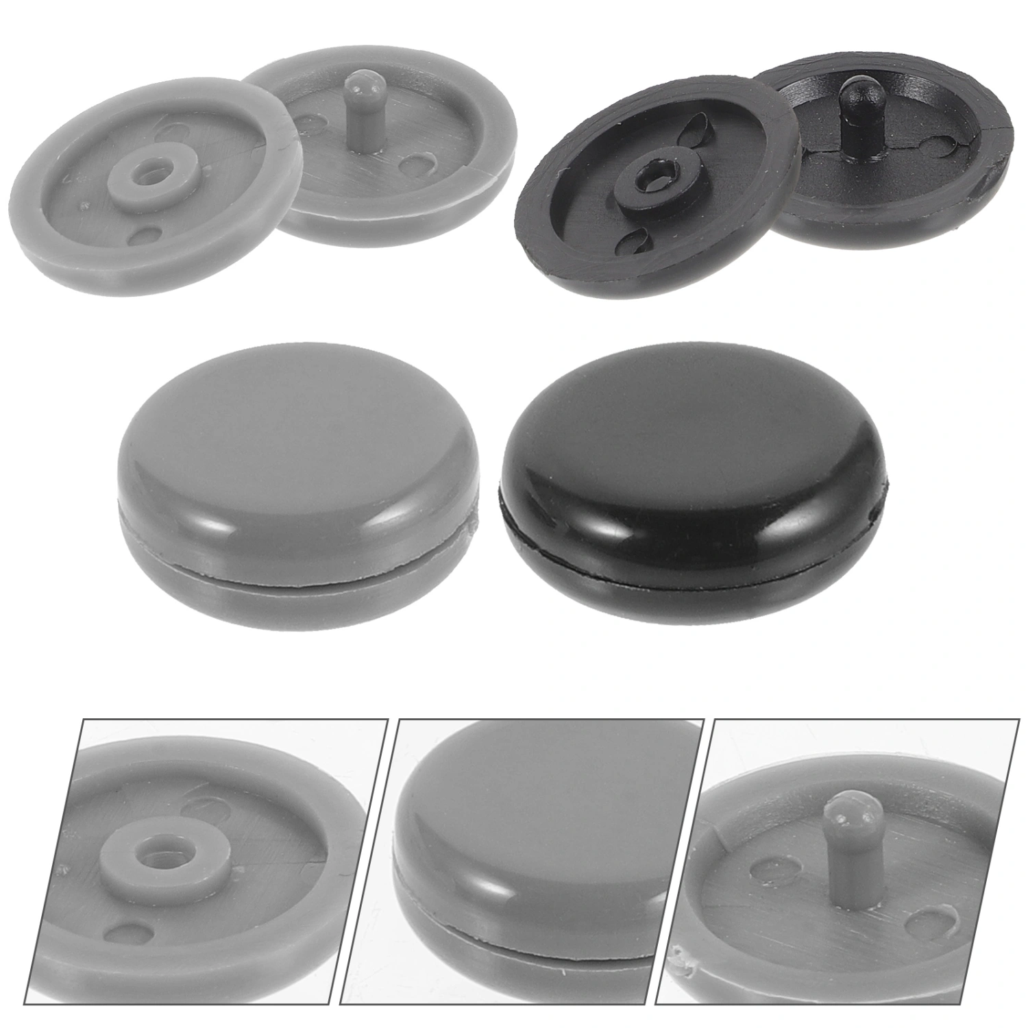 20pcs Seat Belt Stopper Anti-skid Buckle Car Seat Buckle Guard Seatbelt Part
