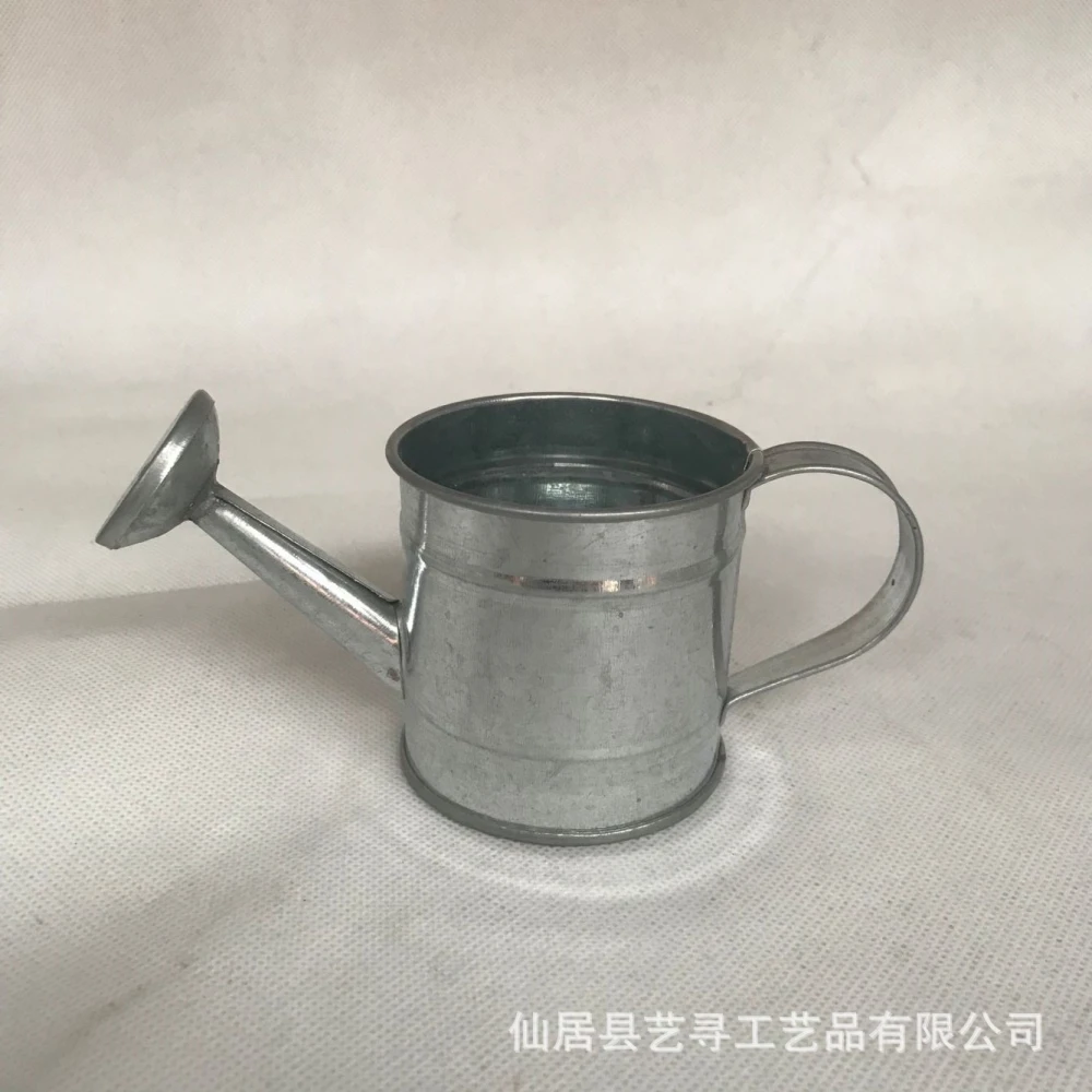 5pcs Mini Iron Watering Cans Fake Kettle Model  Miniature Handheld Watering Pots Photo Props