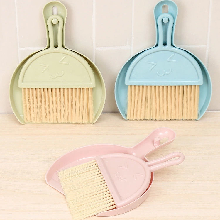 6 Sets Cleaning Brush and Dustpan Desktop Sweep Broom for Computer Keyboard