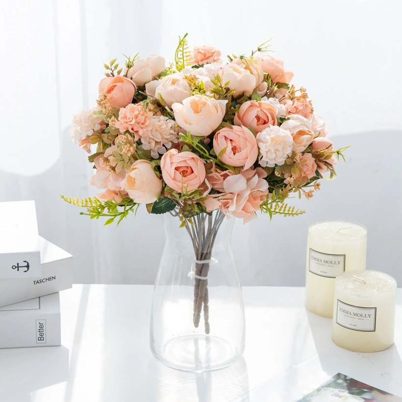 Artificial Flowers Simulation Branches Flowers Bouquet Wedding Artificial Flowers