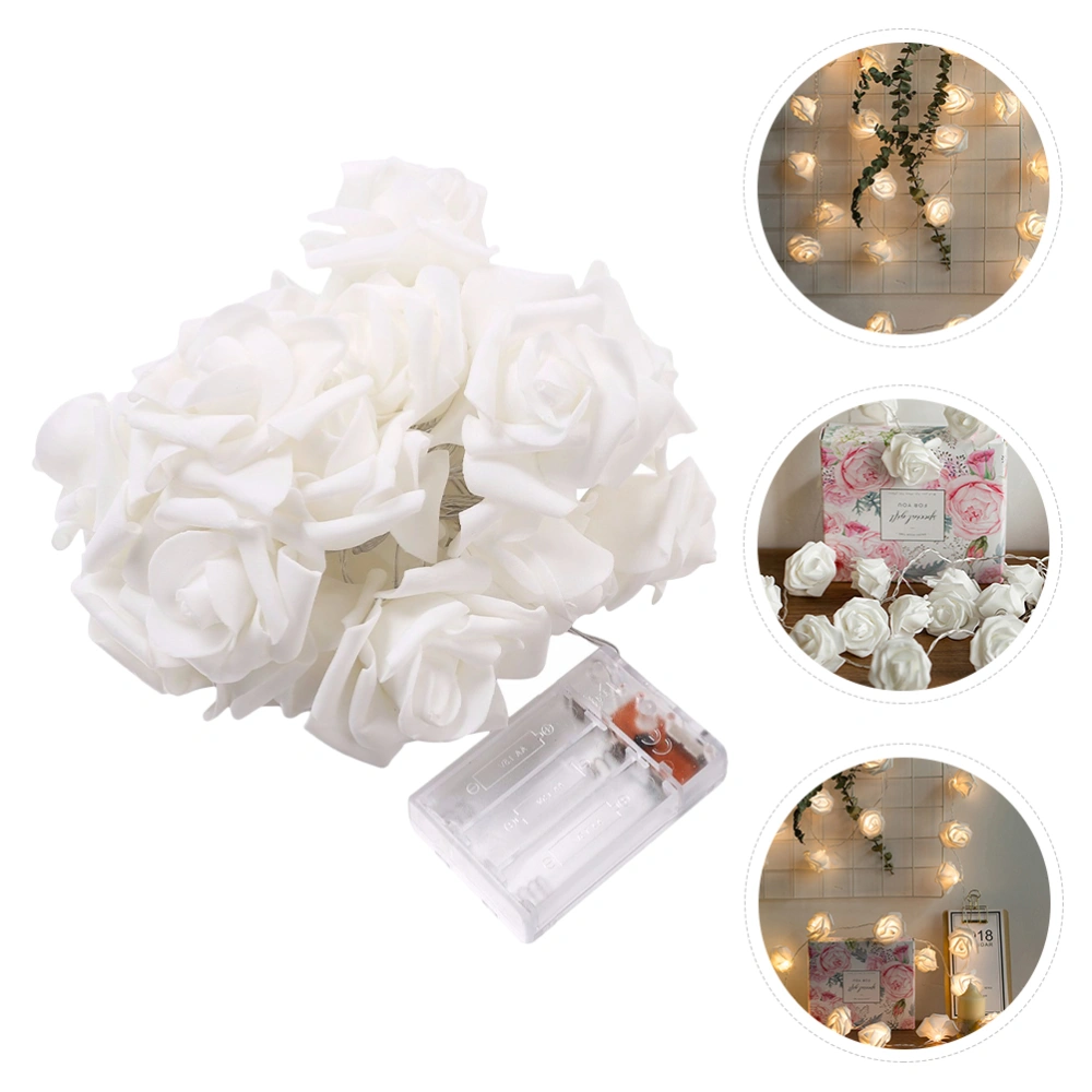 1 Pc Lights String Wedding Hanging Lamp Rose Design Light String (20 Lamp Beads)