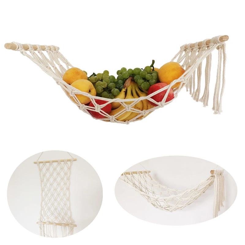 Creative Fruit Vegetable Hammock Multi-use Kitchen Woven Storage Bag Present