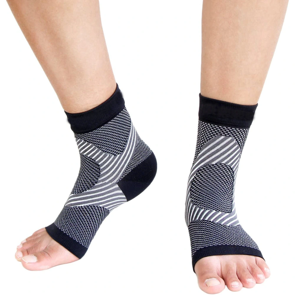 1 Pair Breathable Ankle Wrap Ankle Support Elastic Ankle Sleeves Comfortable Foot Sleeves