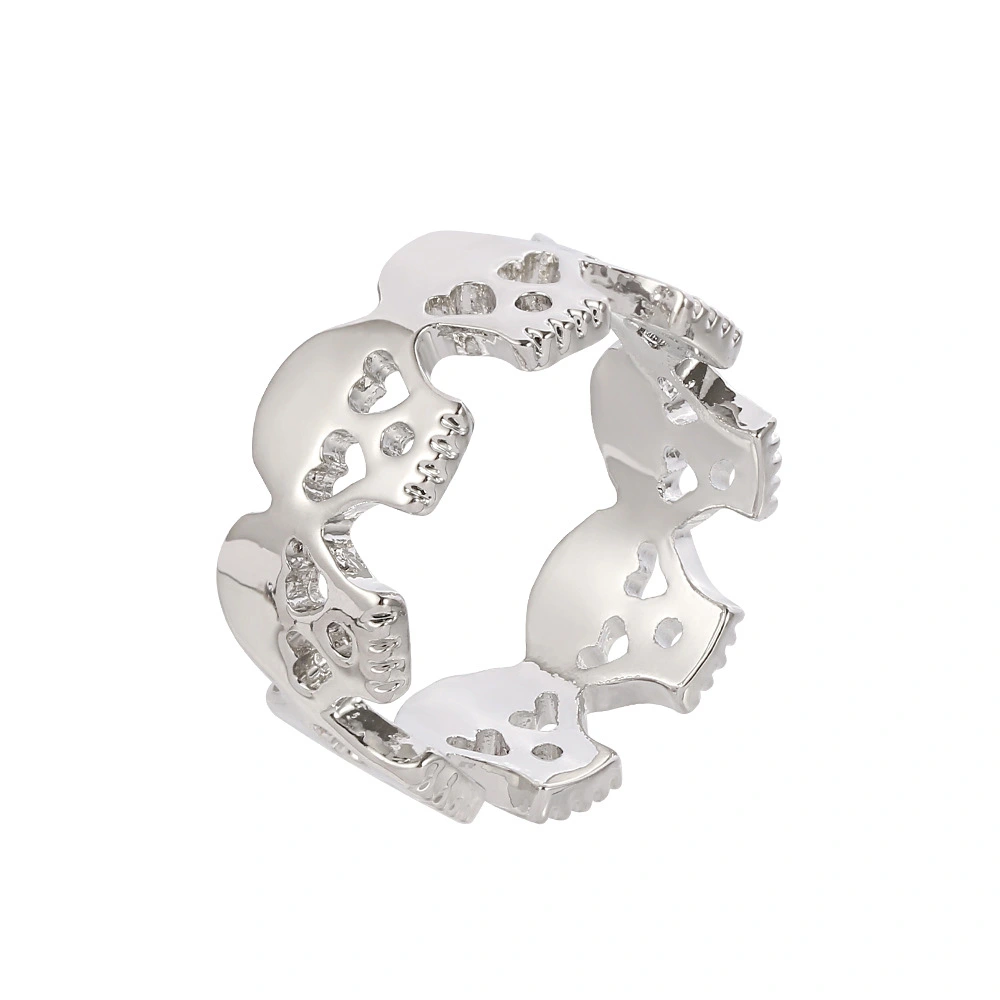 Gothic Finger Ring Skull Finger Ring Halloween Goth Ring Retro Finger Jewelry