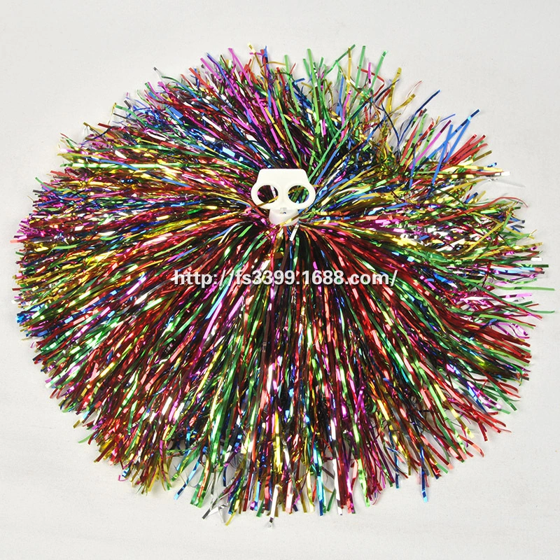 10Pcs Handheld Pompoms Cheering Props Gymnastics Cheer Pompom Props for Sports Events