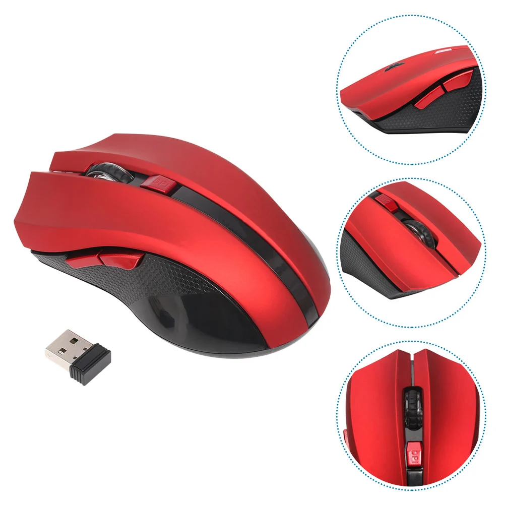 1Set Wireless Optical Mouse Home Notebook Cursor Controlling Tool (Random Color)