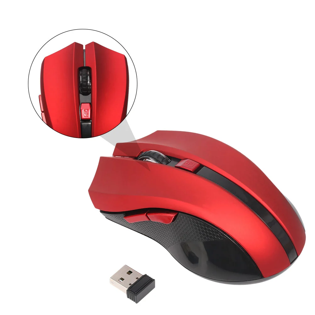 1Set Wireless Optical Mouse Home Notebook Cursor Controlling Tool (Random Color)