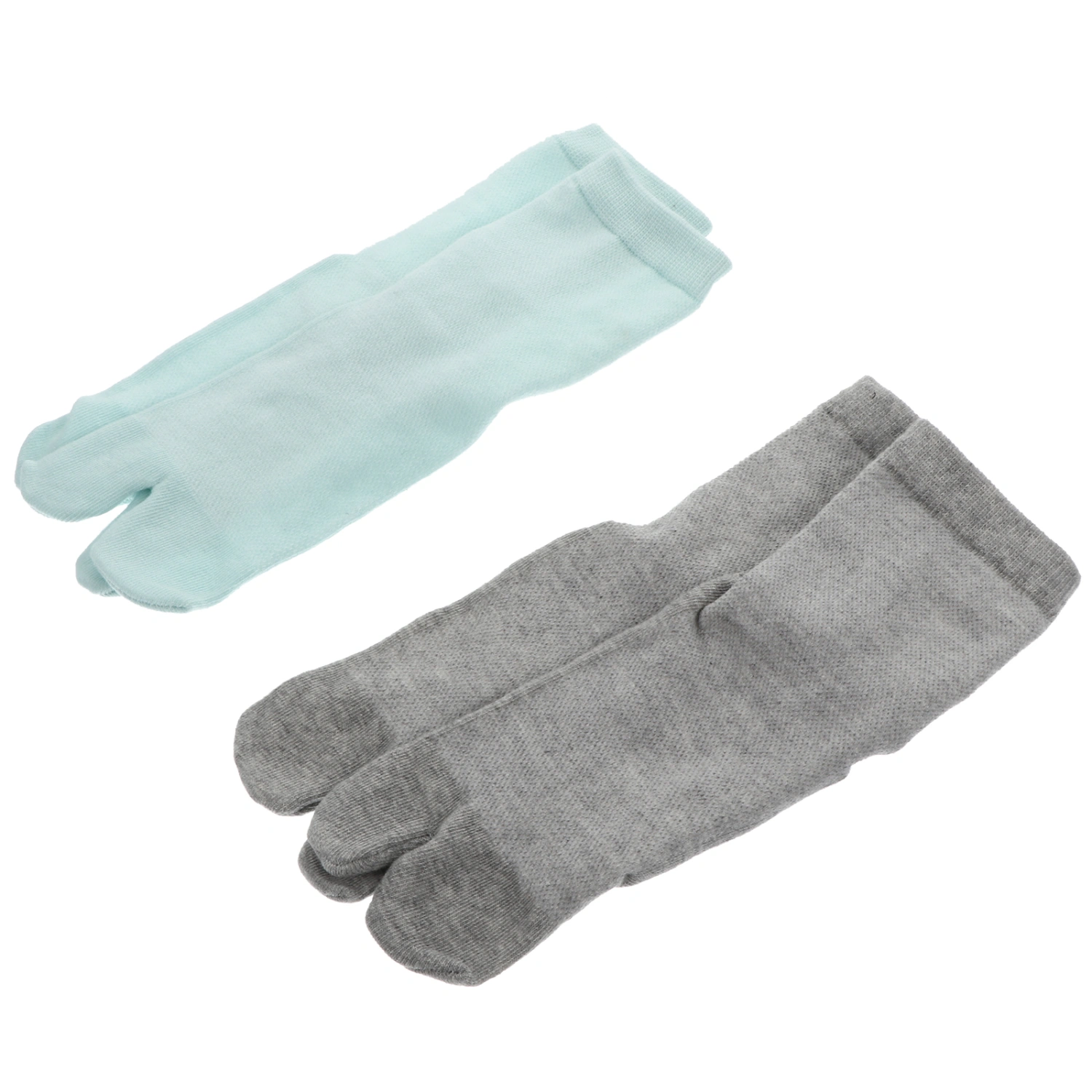 2 Pairs Simple Women Non-slip Socks Two Toe Woman Socks Fashion Girl Summer Sock