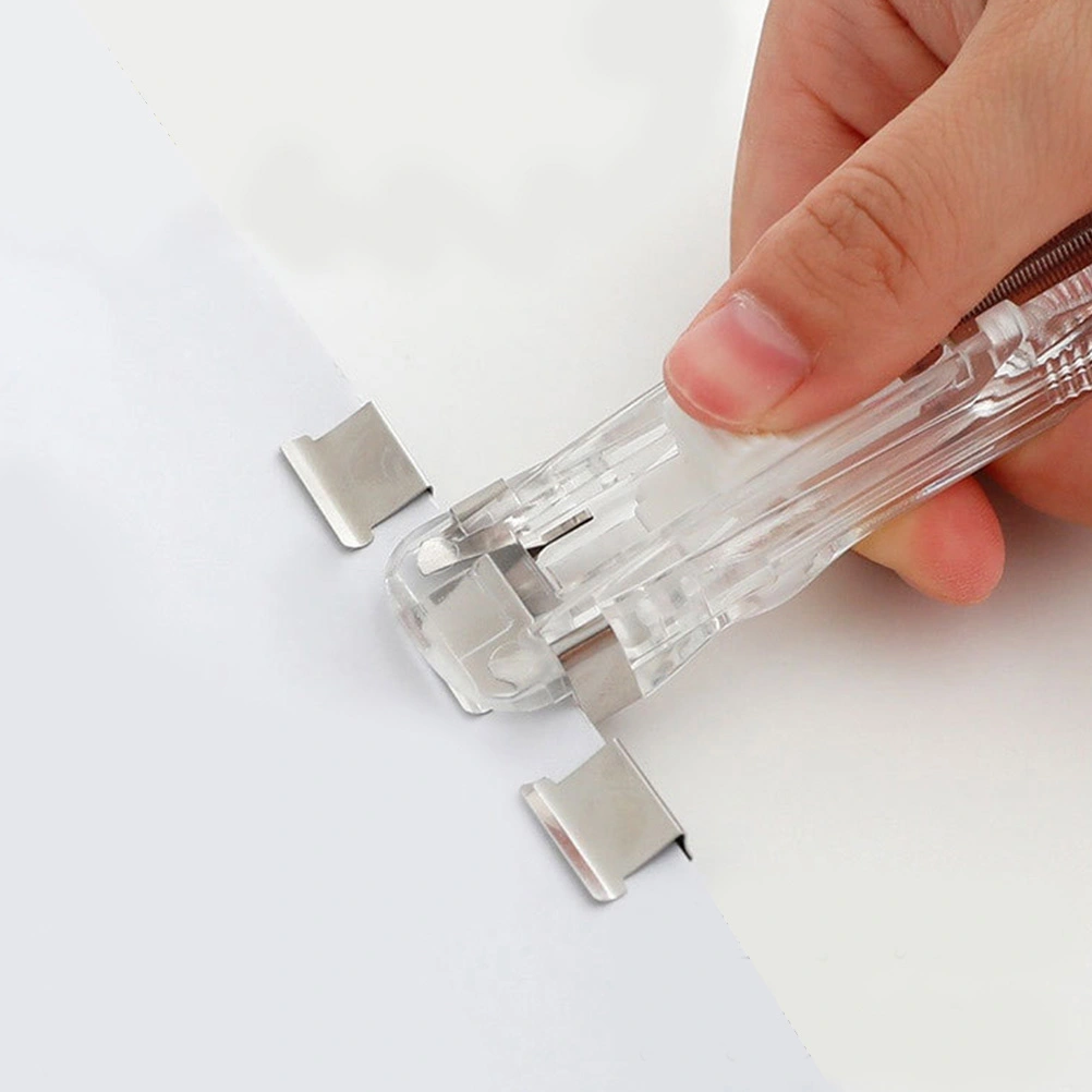 1 Set Refill Paper Clip Dispensers Testing Paper Staplers Portable File Staplers for Office
