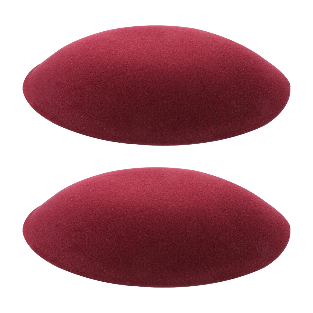 2pcs Hat DIY Fascinator Base Cap DIY Round Bases Girl Hat Making Supplies