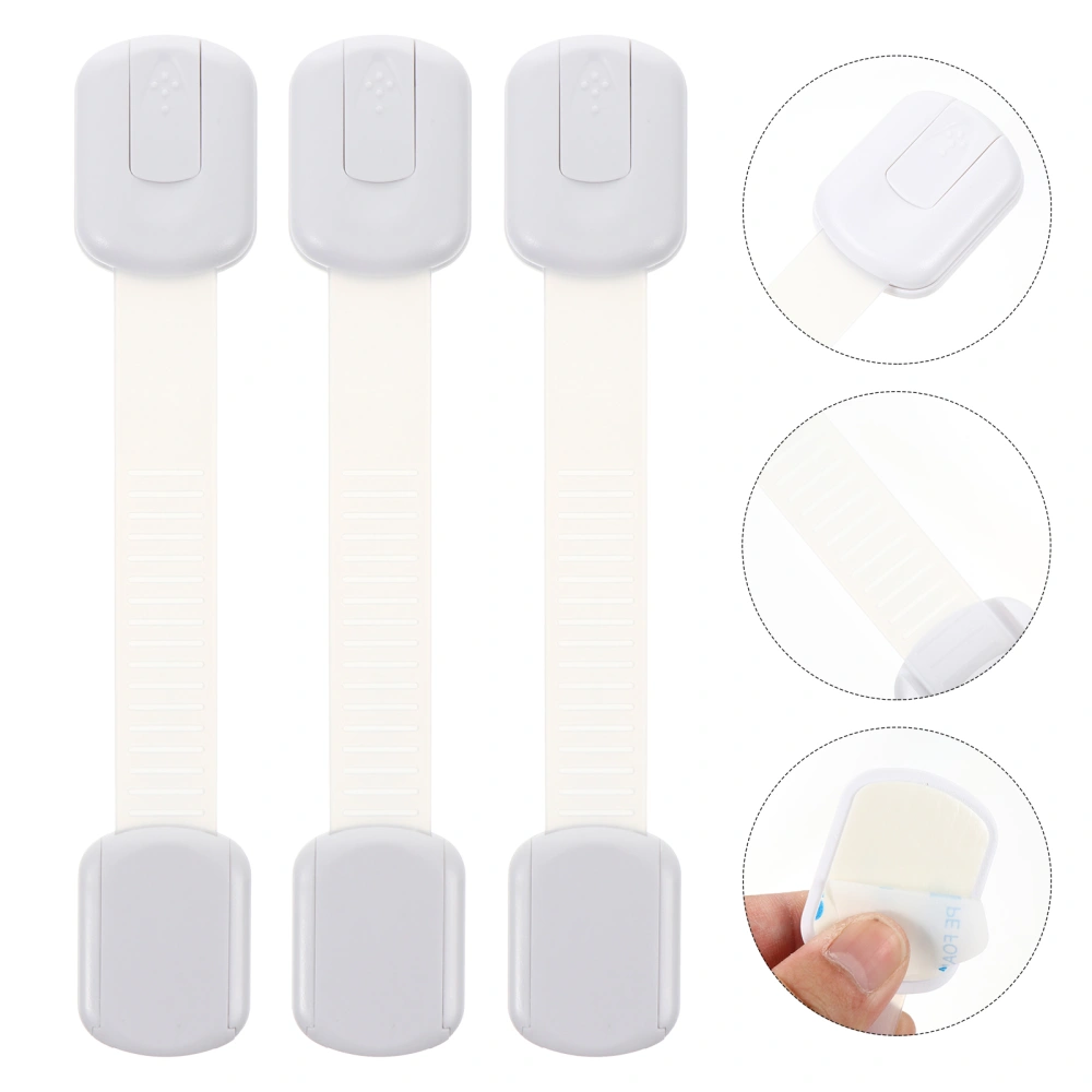 6pcs Child Safety Cabinet Lock Baby Proof Security Protector Cabinet Latch Lock