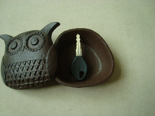 Key Hider Outdoor Box Simulation Owl Decorative Box For Spare Keys Garden Keys Hidden Holder