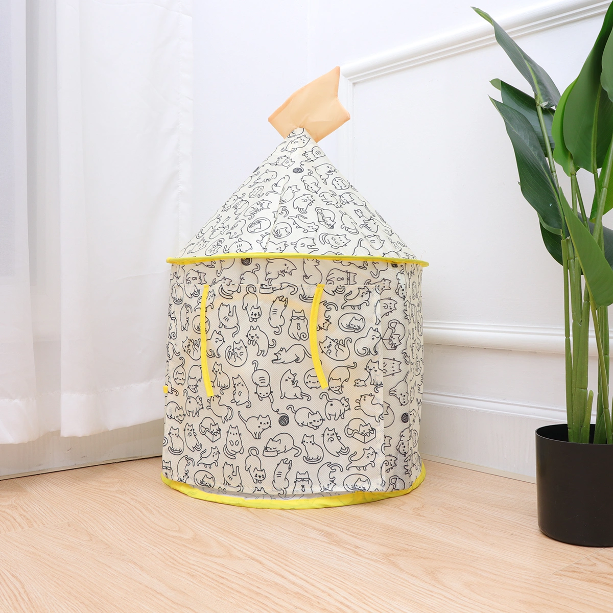 Pet Sleeping Tent Cat Premium Indoor Bed Pet House Pet Supplies for Cat Kitten (Pet House)
