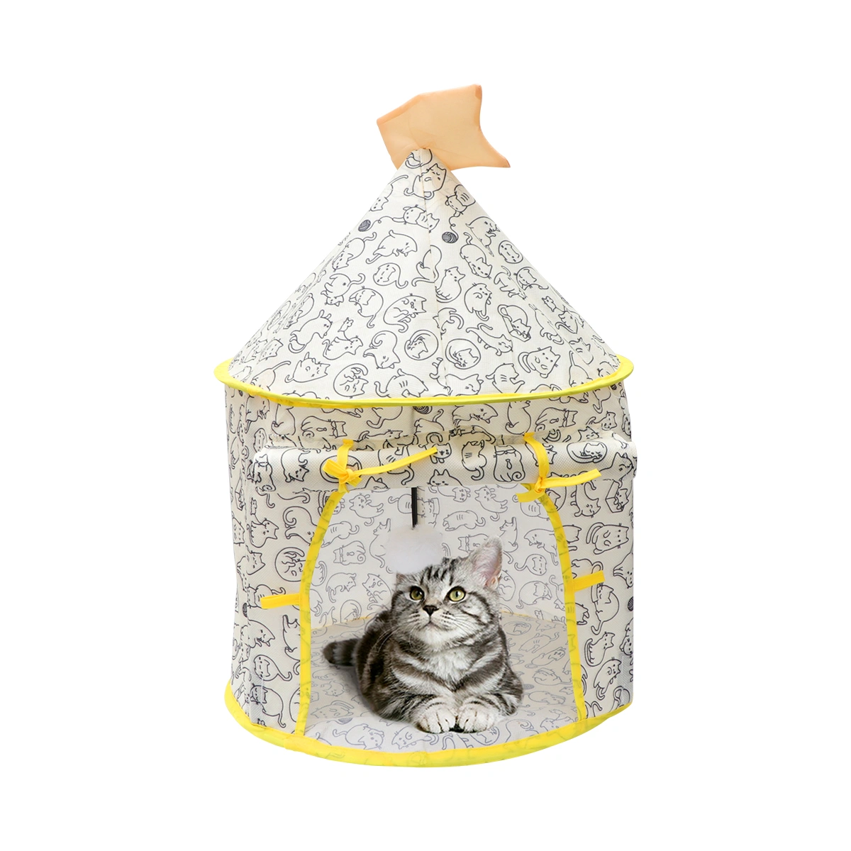 Pet Sleeping Tent Cat Premium Indoor Bed Pet House Pet Supplies for Cat Kitten (Pet House)