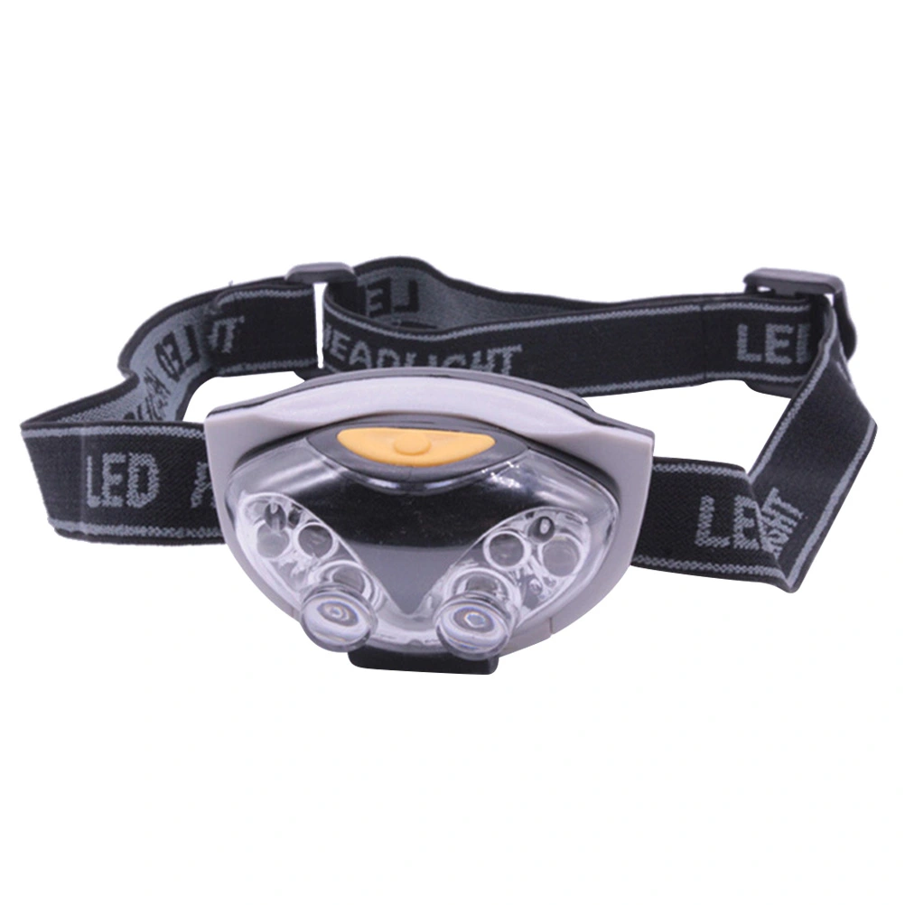 6LED Battery Powered Fishing Headlight Outdoor Light Camping Light No Battery Included