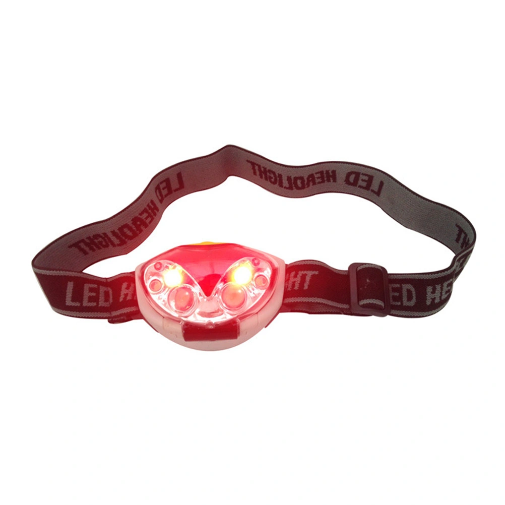6LED Battery Powered Fishing Headlight Outdoor Light Camping Light No Battery Included