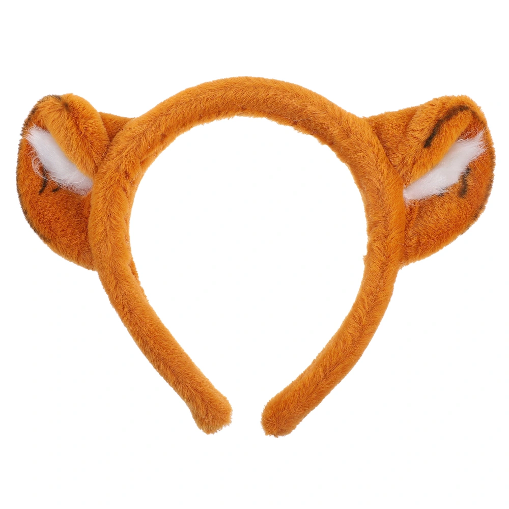 1pc Adorable Tiger Ears Headbands New Year Theme Animals Ear Hair Clip