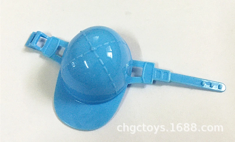 50pcs Mini Construction Hat Plastic Mini Construction Cap Doll Dress Up Play Supplies