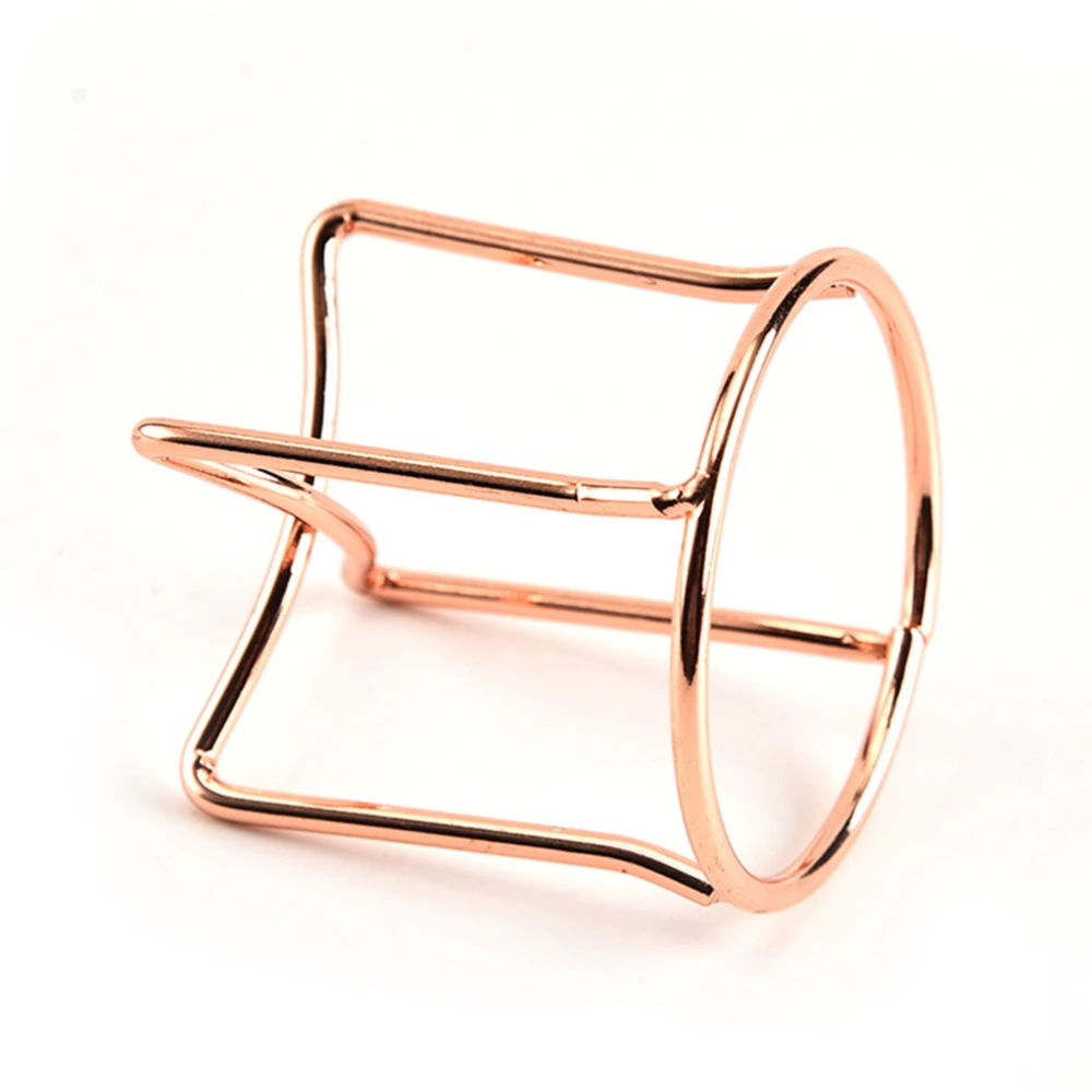 2pcs Rose Gold Cross Shape Makeup Sponge Storage Shelf Makeup Puff Display Stand Delicate Cosmetic Egg Drying Holder Beauty Rack  